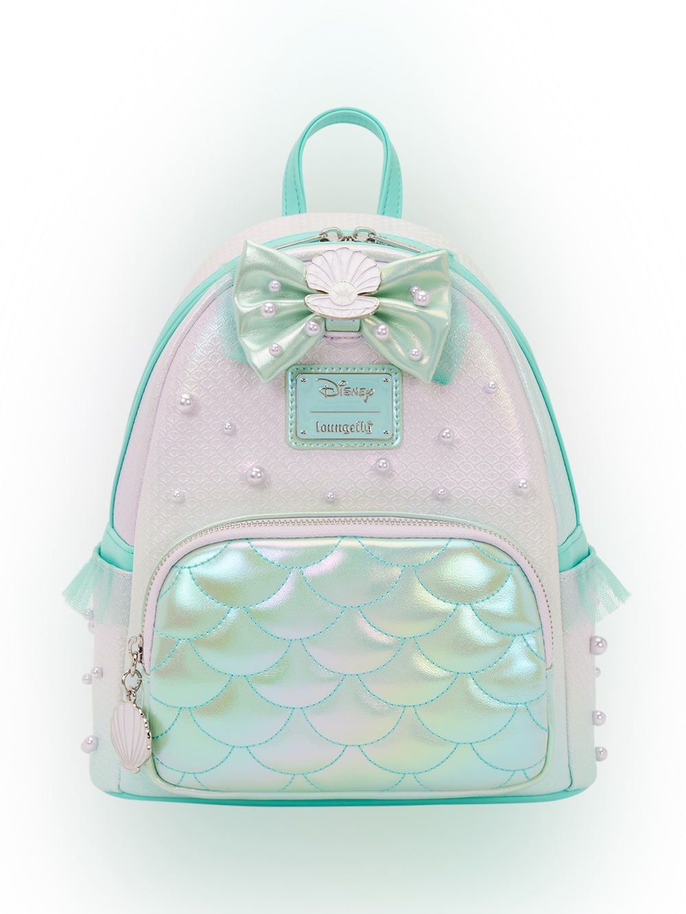 Loungefly The Little Mermaid Iridescent Pearl Mini Backpack